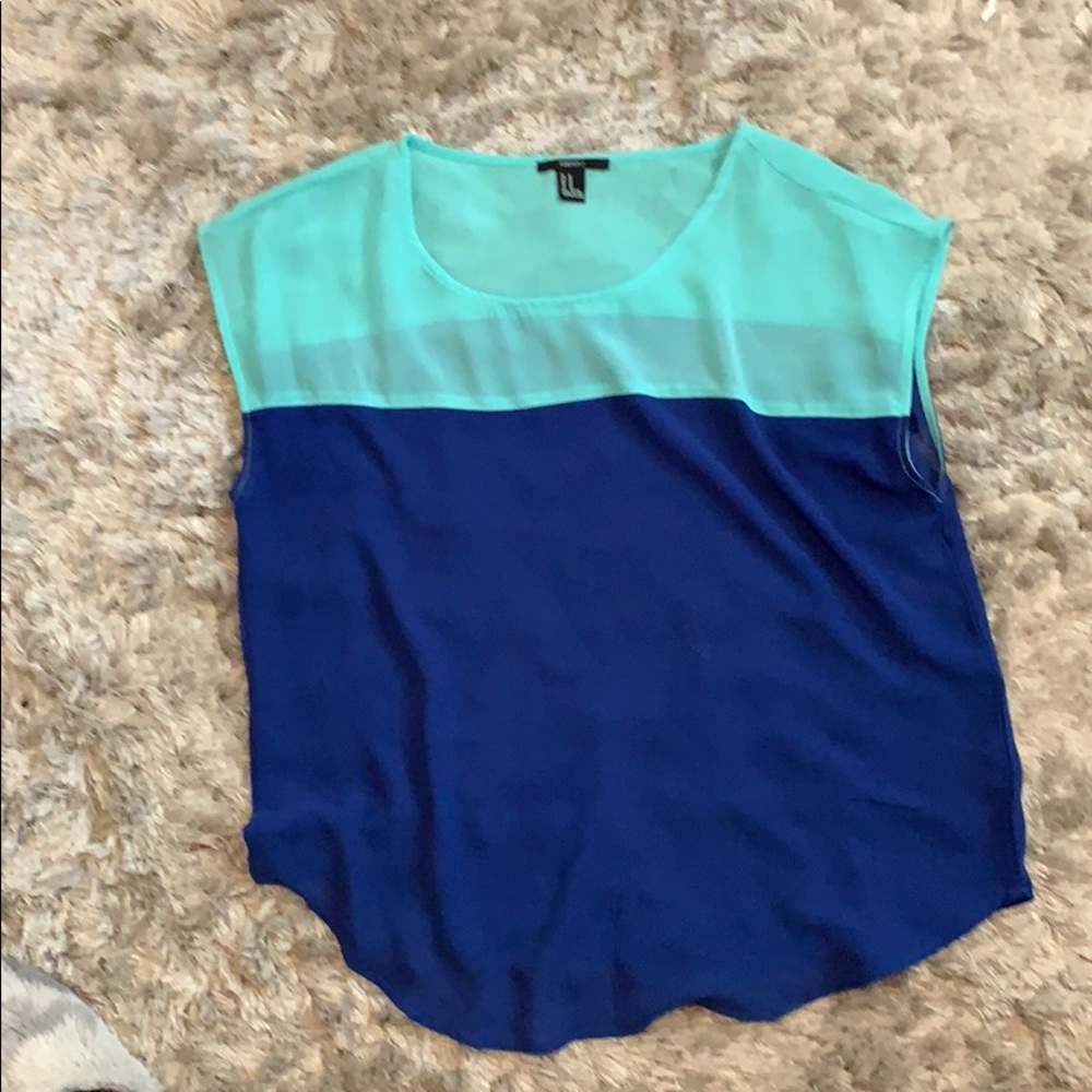 Blue forever 21 top size medium
